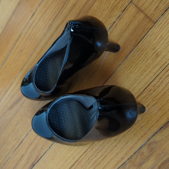 NWT Life Stride black patent leather pumps size 7.5 Wide - Picture 4 of 8